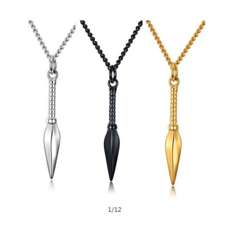 Spear pendant - necklace - 3 coloursNecklaces