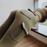 High waisted leggings - slim pants with pocketsPants