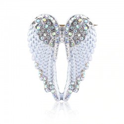 Crystal angel wings - broochBrooches