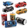 Controle remoto micro corrida carro - soda pode - multi cor