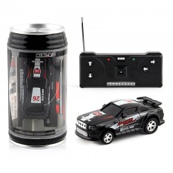 Controle remoto micro corrida carro - soda pode - multi cor