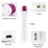 Agulha micro elétrica com LED - rolo de derma de titânio - anti-rugas - rejuvenescimento rosto / massageador do corpo