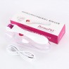 Agulha micro elétrica com LED - rolo de derma de titânio - anti-rugas - rejuvenescimento rosto / massageador do corpo