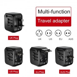 Adaptador universal de viagem - uk/eu/au/asia - projeto seguro do bebê