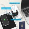 Adaptador universal de viagem - uk/eu/au/asia - projeto seguro do bebê