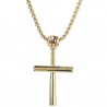 Baseball cross necklace - stainless steel - gold - silver - black - unisexNecklaces