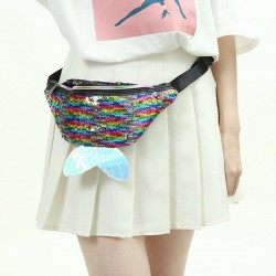 Fish scale fanny pack - waist bag - shiny - 4 coloursBags