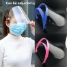 Máscara de proteção de segurança - ajustável - transparente - visor
