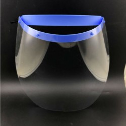 Máscara de proteção de segurança - ajustável - transparente - visor
