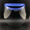 Máscara de proteção de segurança - ajustável - transparente - visor