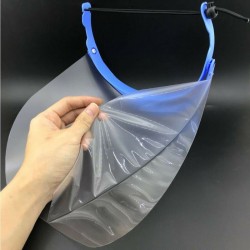 Máscara de proteção de segurança - ajustável - transparente - visor