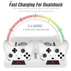 Dual controller - charging dock station - xbox one - cooling standXbox One