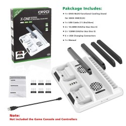 Controlador duplo - estação de carga - xbox um - estande de refrigeração