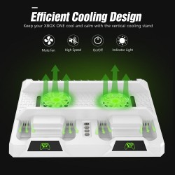 Dual controller - charging dock station - xbox one - cooling standXbox One