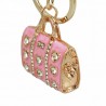 Bolsa de cristal - chaveiro na moda