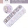 12 caixas / set - AB cristal - strass - diamante gem - glitter - nail art