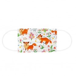 Cara / boca máscaras - para crianças - 3-ply - impressão animal