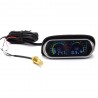 2 em 1 - lcd - carro- caminhão - temperatura da água - voltímetro - 12v 24v