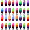10ML temperatura de cor tripla - gel polonês - nail art - uv led