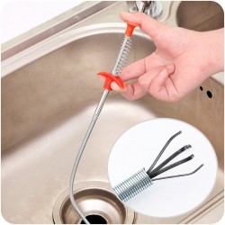 24.4 Polegada - tubo de mola - removedor de pano - ferramentas de limpeza - pia da cozinha