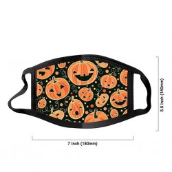 Máscara protetora face / boca - à prova de vento - à prova de poeira - impressão de Halloween