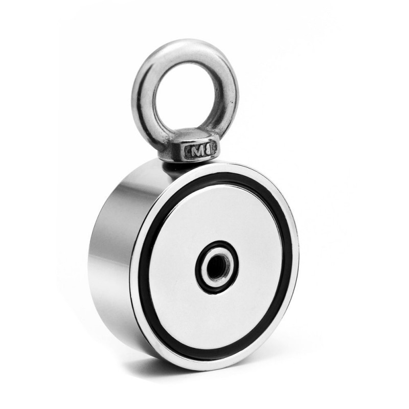 D48 - D60 - D67 - D75 - ímã de neodímio forte com gancho - pesquisa lateral dupla - D60 * 22m m