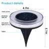 4 pieces - solar powered lamps - 8 LED - waterproof garden lightLights & lighting