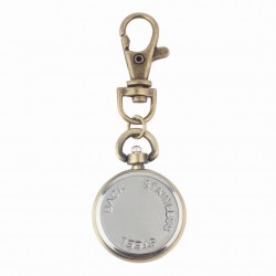 Vintage retro bronze relógio - chaveiro