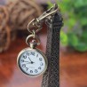 Vintage retro bronze relógio - chaveiro