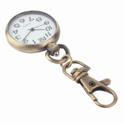 Vintage retro bronze relógio - chaveiro