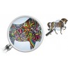 Colourful horse - wall sticker - vinyl mural artWall stickers