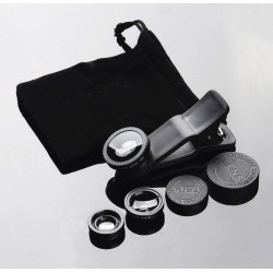 3 in 1 - fisheye - wide angle - macro - camera lens with clip for iPhone / SamsungLenses