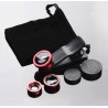 3 in 1 - fisheye - wide angle - macro - camera lens with clip for iPhone / SamsungLenses