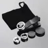 3 in 1 - fisheye - wide angle - macro - camera lens with clip for iPhone / SamsungLenses