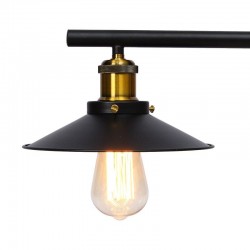 Lâmpada de polia de suspensão vintage - 2 / 3 cabeças - E27 - AC110 - 240V