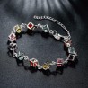 Multi-colored cubes bracelet - 925 sterling silverBracelets