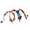 Multi-layer bracelet with resin stones - vintage - ethnic braceletBracelets