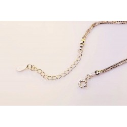 Pulseira elegante com cubos - prata 925