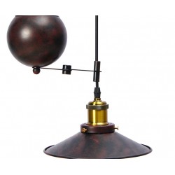 Lâmpada de polia de suspensão vintage - 2 / 3 cabeças - E27 - AC110 - 240V