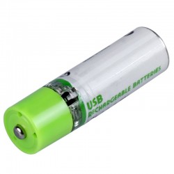 Bateria AA recarregável USB - AA - 1.2V - 1450mAh - carregamento rápido