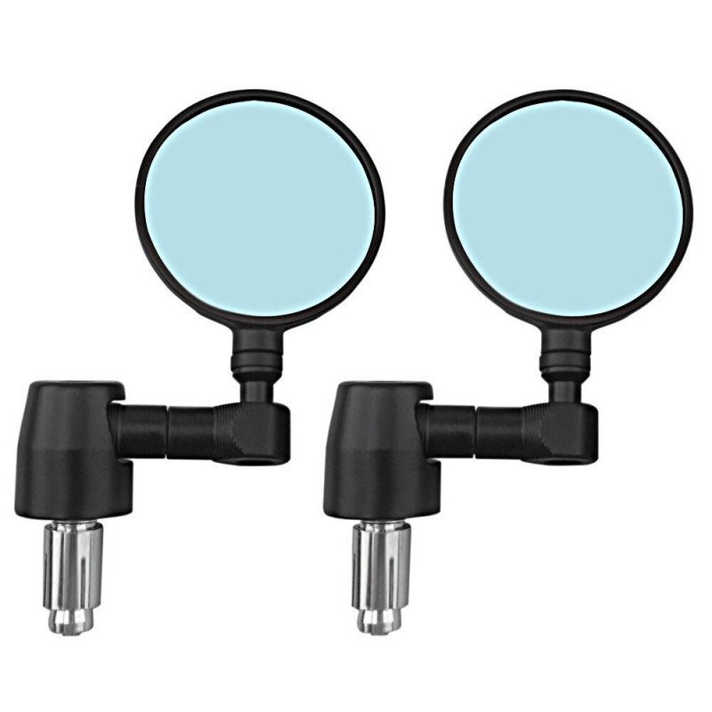 2Pcs - Espelho Universal da Motocicleta - Alumínio - Espelhos laterais retrovisores 2Pcs - Espelho Universal da Motocicleta - Alumínio - Espelhos laterais retrovisores