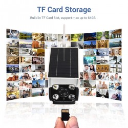 ESCAM QF260 - WiFi - wireless - IP67 - 1080P 2.0MP - solar powered - PIR - câmera de segurança