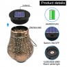Iron lanterns with handle - solar - waterproof garden lightSolar lighting