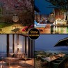 Iron lanterns with handle - solar - waterproof garden lightSolar lighting