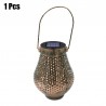 Iron lanterns with handle - solar - waterproof garden lightSolar lighting
