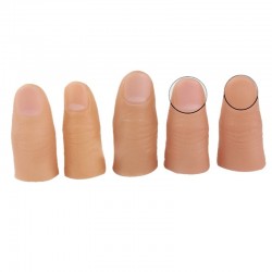 5 peças - falsos dedos de silicone - brinquedo de Halloween