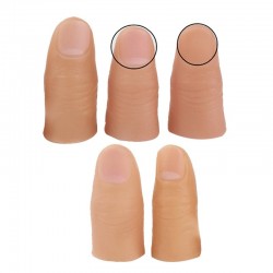 5 peças - falsos dedos de silicone - brinquedo de Halloween