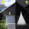 Luz solar LED Luz - Outdoor - Sensor de movimento - aço inoxidável - preto - branco