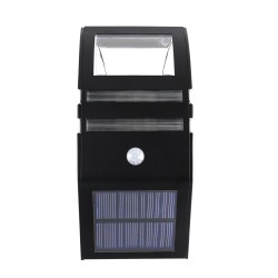 Luz solar LED Luz - Outdoor - Sensor de movimento - aço inoxidável - preto - branco