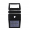 Luz solar LED Luz - Outdoor - Sensor de movimento - aço inoxidável - preto - branco